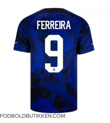 Forenede Stater Jesus Ferreira #9 Udebanetrøje VM 2022 Kortærmet